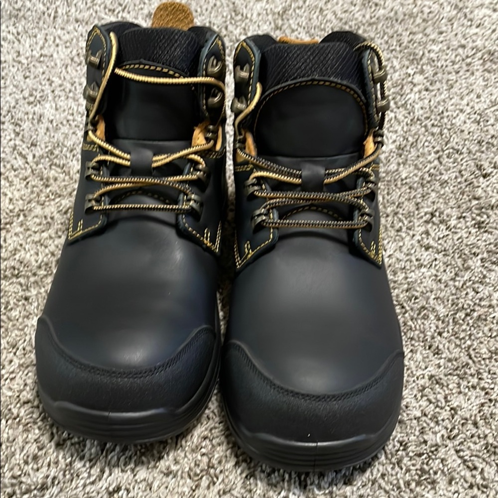 NWOT Orthofeet Men’s Steel Toe Work Boots